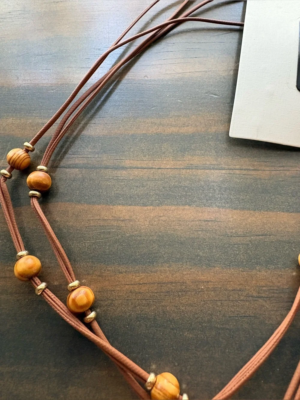 Free People Braid In Hair clips- brown beaded boho -New